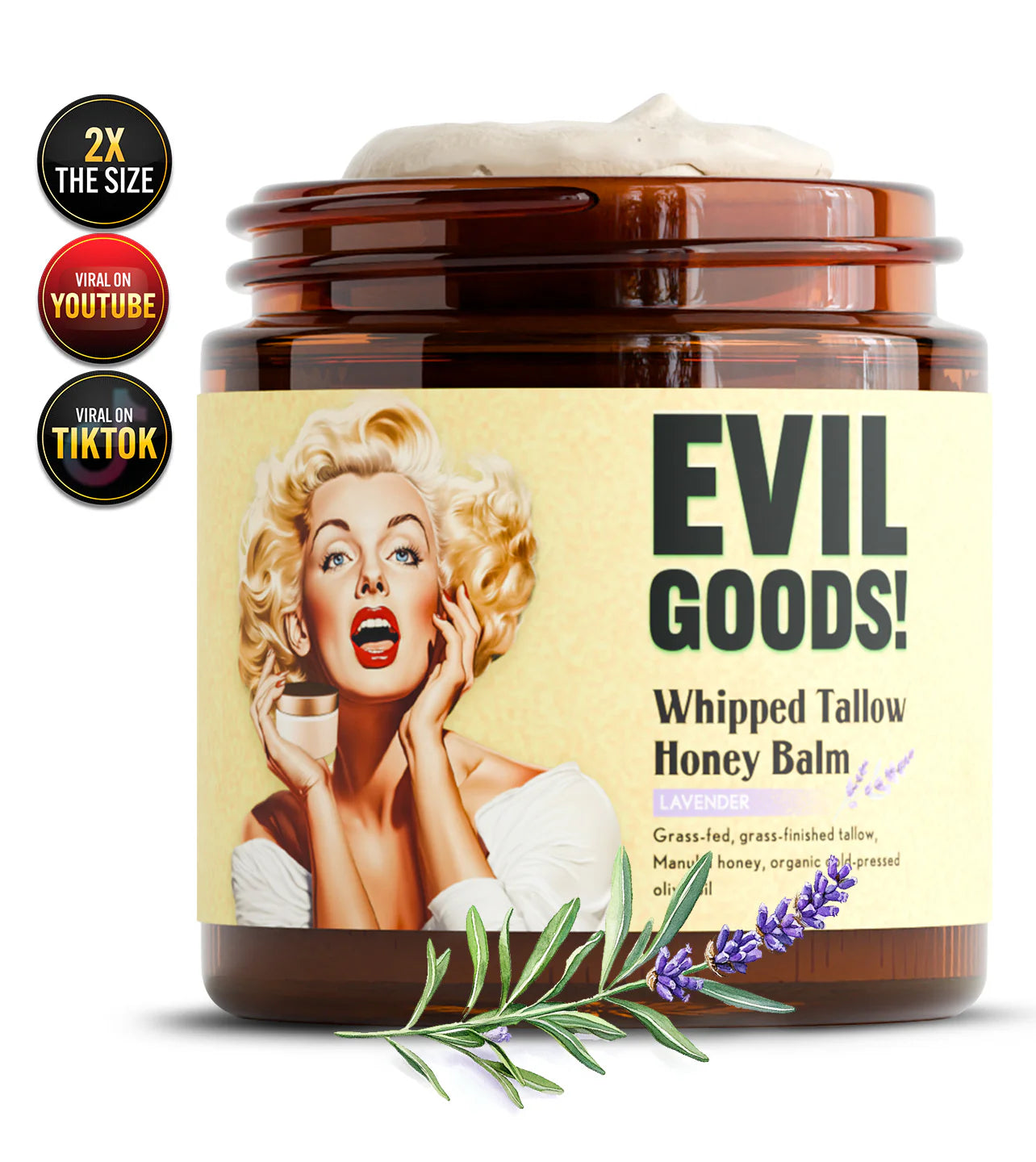 Whipped Tallow & Manuka Honey Moisturizer